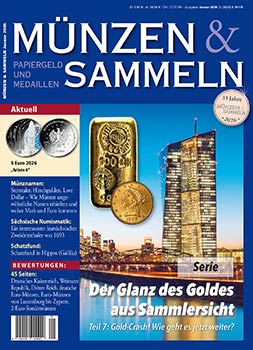Münzen & Sammeln Ausgabe 01/2026 - Cover