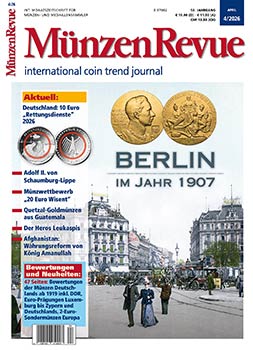 MünzenRevue Ausgabe 04/2026 - Cover