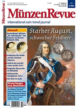MünzenRevue Ausgabe 06/2026 - Cover
