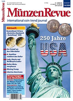 MünzenRevue Ausgabe 07+08/2026 - Cover